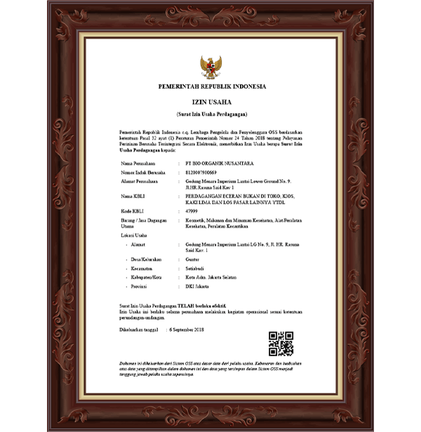 SIUP KBLI47999